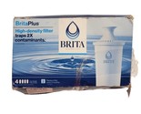 Brita Plus Replacement Filters For Brita Water Pitchers 4 Pack New Open Box - $24.74