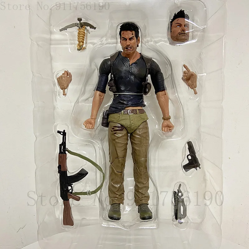 Uncharted 4 A Thief&#39;s End Nathan Drake Ultimate Edition Pvc Action Figure Neca - £22.96 GBP+