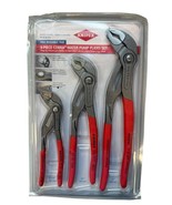 NEW Knipex 3 Piece Cobra Water Pump PliersSet 00 20 06 US1 002006US1 - $148.04 CAD