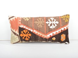 kilim pillow 12x24inc kilim Cushion Cover,Ethnic Anatolian Kilim Pillow 60x430cm - $39.00