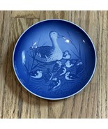 Bing Grondahl 1973 Blue &amp; White Mors Dag 6&quot; Duck &amp; Ducklings Mother&#39;s Da... - £7.00 GBP