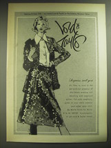 1974 Lord & Taylor Mario Forte for Rona Evening Suit Ad - Sequins suit you - £14.48 GBP