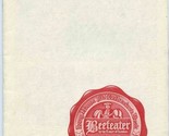 Beefeater by the Tower of London Souvenir Booklet &amp; Dinner Menu London E... - $27.82