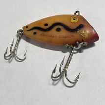 Swimmin Minnow Fishing Lure  Old Fishing Lures Orange Black - $158.65 MXN