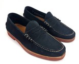 GH Bass Weejuns Wayne Mens Penny Loafers Size 12 Blue Suede Slip On Dres... - $39.59