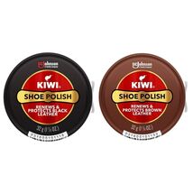 Kiwi Shoe Polish Variety Pack Black &amp; Brown Leather Care 31g 1.125oz Each - $15.89