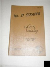 Caterpillar Cat No 21 Scraper Parts Catalog Manual - $15.88