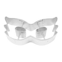 Silver Mardi Gras Mask 4&quot;  Steel Cookie Cutter R&amp;M - $3.85