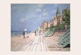 The BoardWalk at Trouville by Claude Monet - Art Print - £17.51 GBP+