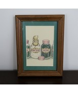 Framed Mouse Print Kitchen spice jar Vintage Ellen Jareckie Art - €15,46 EUR