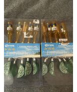 2 Corona Extra Beer &amp; Lime String Patio Light Set 10 Lights 9 Ft Indoor/... - €20,13 EUR
