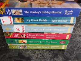 Love Inspired lot of 6 Assorted authors LP Christian romance Paperbacks - £9.58 GBP