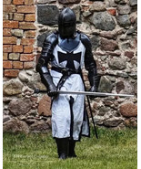 Medieval Black Templar Knight Full Body Set Armour Cosplay Suit Halloween - $336.60