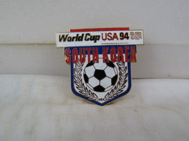 1994 World Cup of Soccer Pin -South Korea Shield Design by Peter David-Metal Pin - £12.06 GBP