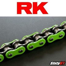 Motorcycle Green RK Chain GXW 150 Link-530 Pitch XW-Ring for Extended Swingarm - £173.55 GBP