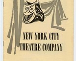 She Stoops to Conquer Program New York City Theatre Company Holm Ives Ah... - £14.12 GBP