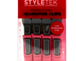 StyleTek Perfect Grip Alligator Clips Pink 4 Pack-2 Pack - $14.80