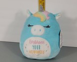 8” Squishmallow Hudson The Unicorn “Embrace Your Weirdness” NWT - $15.12