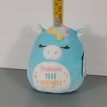 8” Squishmallow Hudson The Unicorn “Embrace Your Weirdness” NWT - £12.05 GBP