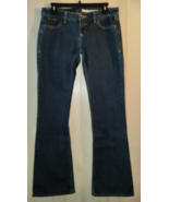 EXCELLENT WOMENS DKNY &quot;TIMES SQUARE JEAN&quot; 5 POCKET BOOTCUT BLUE JEANS SI... - $639.33 MXN