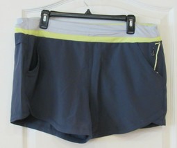 Tangerine Brand Active Short-Wide Waist Gray Silver Yellow Womens Sz XL-... - $267.44 MXN