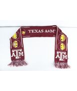 Streetwear Spell Out Emoji Texas A&amp;M University Fringed Knit Winter Neck... - $455.64 MXN