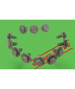 Oem Genuine bmw fender frame hardware bolts 10 mm set of 12 pcs - $47.04 CAD