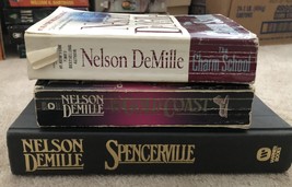 Lot 3 Nelson DeMille books: Spencerville, The Gold Coast, The Charm School - $3.99