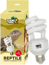 UVA UVB Reptile10.0 Light 15W Fluorescent Lamp 4 Bearded Dragon Tortoise Lizards - £22.49 GBP