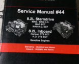 Mercury Mercruiser #44 8.2L Benzina Motori Servizio Manuale 90-8M0081787 - $199.99