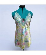 Victoria&#39;s Secret Pastel Floral Satin Babydoll - Size Medium - $54.45