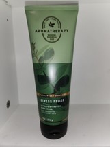 Bath &amp; Body Works Eucalyptus Spearmint Stress Aromatherapy Body Cream 8 ... - £12.79 GBP