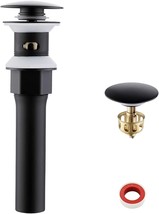 Kes Bathroom Sink Drain, Matte Black S2013A-Bk, With Strainer Basket, Hair - $30.99