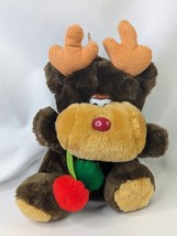 Fun World Reindeer Plush Christmas 8 Inch Vintage Stuffed Animal Toy - £7.67 GBP