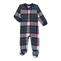 Joyspun Baby Boy or Girl Holiday Matching Family Pajamas, 1-Piece Size 12M - $15.82