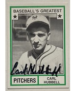Carl Hubbell (d. 1988) Autographed 1982 TCMA Baseball Card - New York Gi... - €34,36 EUR Carl Hubbell (d. 1988) Autographed 1982 TCMA Baseball Card - New York Gi... - €34,36 EUR