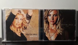 Lot of 2 Faith Hill CDs: Cry, Breathe - £6.74 GBP