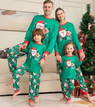 Christmas Pajamas For Family Matching Family Christmas PJs Sets Santa Claus Prin - £13.14 GBP+