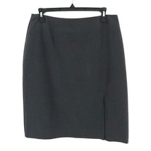 Dressbarn Womens Skirt Size 6 Gray Lined Zipper Stretch Career Skirt Nor... - £12.51 GBP
