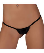 Black L Sexy Thong Mini G-String Underwear Panties Micro Panty - Brand New - £3.13 GBP