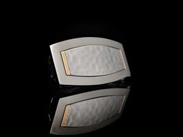 Dolan Bullock Two Tone 18k Stainless Steel with Gold Inlay Money Clip | ... - $175.00
