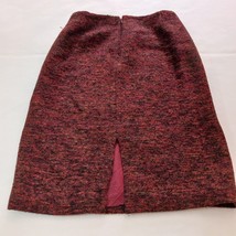 Finity Studio Back Zipper Women's Burnt Orange Wool & Acrylic Skirt Size 14 image 2
