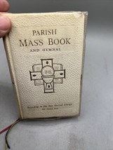 1965 Parish Mass Book &amp; Hymnal St Joseph Ed. Catholic Prayer Book Leather - $15.83
