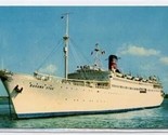 Bahama Star Eastern Steamship Corp. Postcard 1950&#39;s Miami Florida  - $8.91