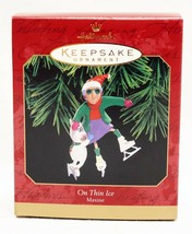 VINTAGE 1999 Hallmark Keepsake Christmas Ornament Maxine on Thin Ice - £27.68 GBP