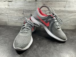 Nike Sneakers Youth Kids 5Y Revolution 4 Running Shoes Gray Athletic 943... - $24.57