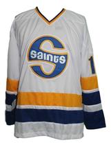 Any Name Number Minnesota Fighting Saints Hockey Jersey Antonovich White image 4