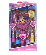 Disney Princess Beauty &amp; the Beast Light Up Mirror + 4 Lip Balm in Girl ... - £8.90 GBP