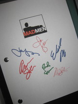 Mad Men Signed TV Pilot Script Screenplay X6 Autographs Jon Hamm January... - £15.70 GBP