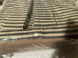 Farmhouse Ticking Window Curtains- SALE image 5